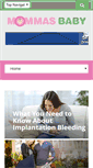 Mobile Screenshot of mommasbaby.com